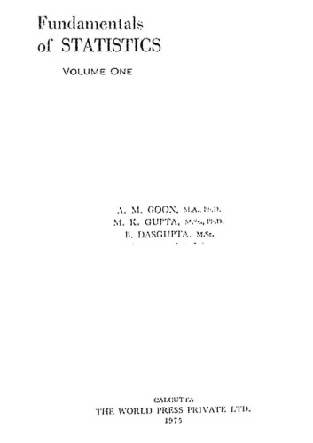 Fundamentals of Statistics