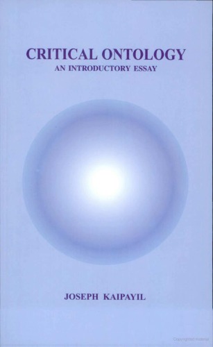 Critical Ontology: An Introductory Essay