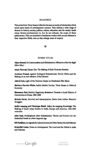 Forms of Collective Violence: Riots, Pogroms, & Genocide in Modern India