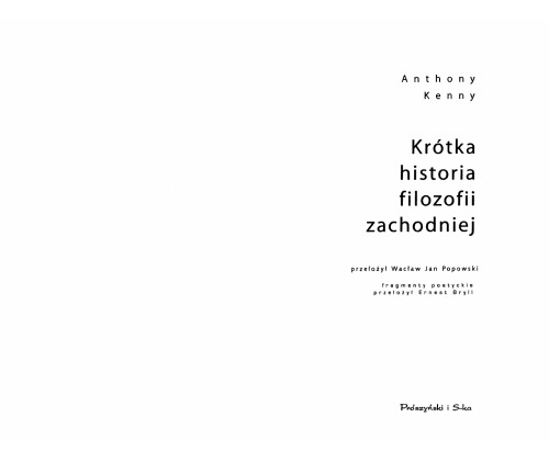 Krótka historia filozofii zachodniej