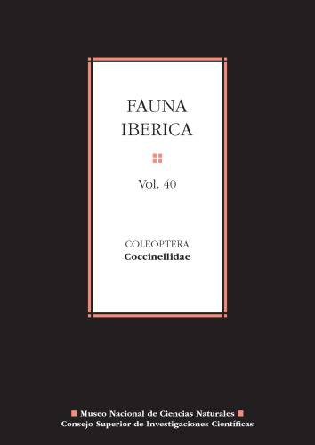 Fauna ibérica. Vol. 40, Coleoptera : Coccinellidae