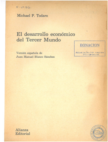 El desarrollo económico del Tercer Mundo