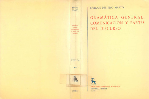 Gramática general, comunicación y partes del discurso