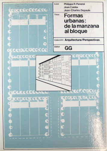 Formas urbanas: De la manzana al bloque