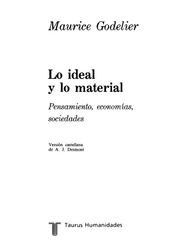 Lo ideal y lo material