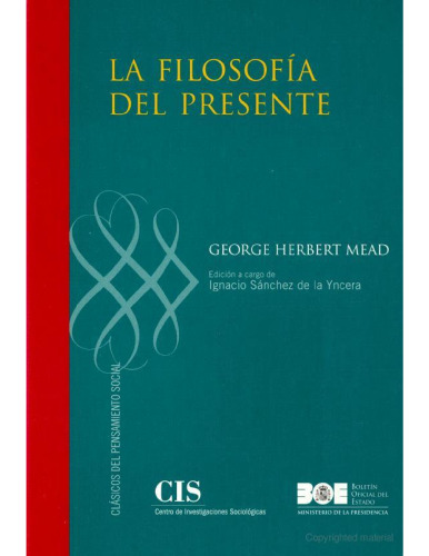 La filosofía del presente