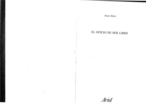 El oficio de ser libre