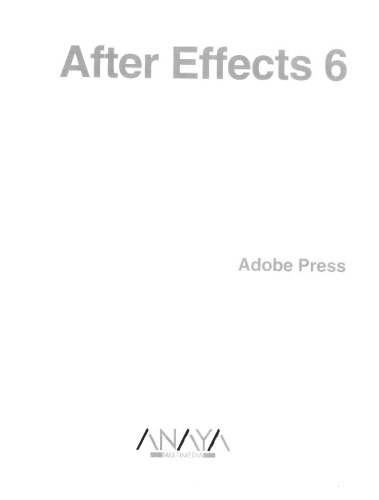 After Effects 6 Spanish