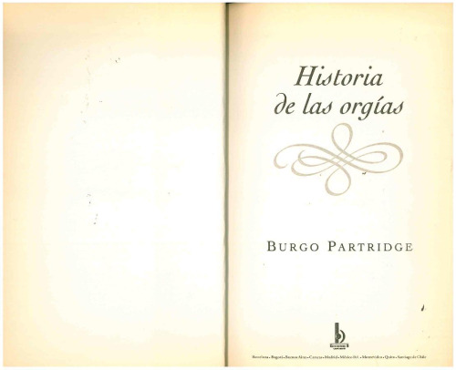 Historia de las Orgías