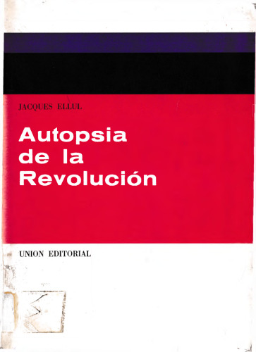 Autopsia de la revolución