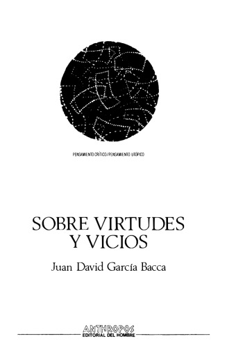 Sobre virtudes y vicios
