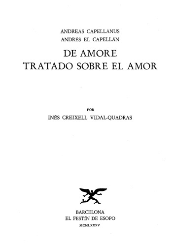 De amore