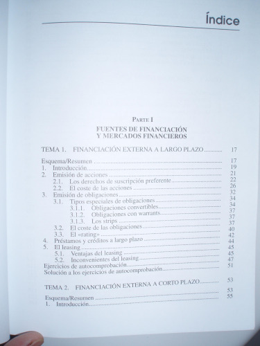 Manual de teoría de la Financiación