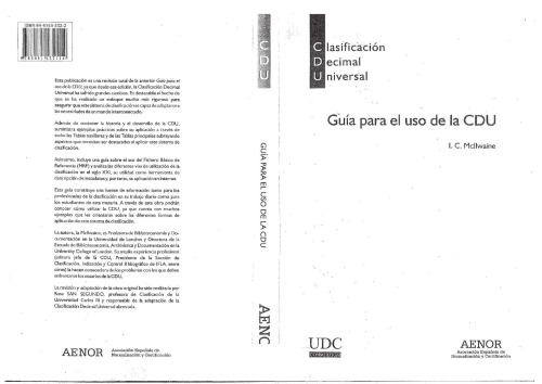 Guía para el uso de la CDU