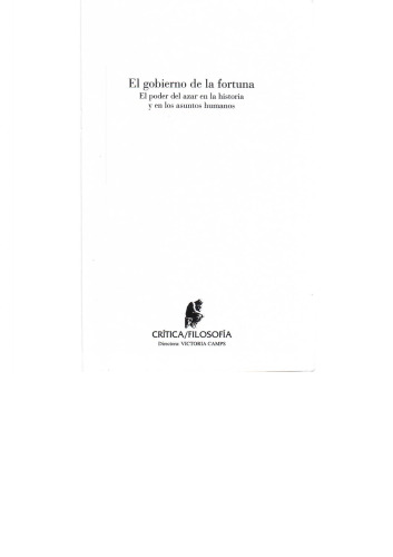 El gobierno de la fortuna