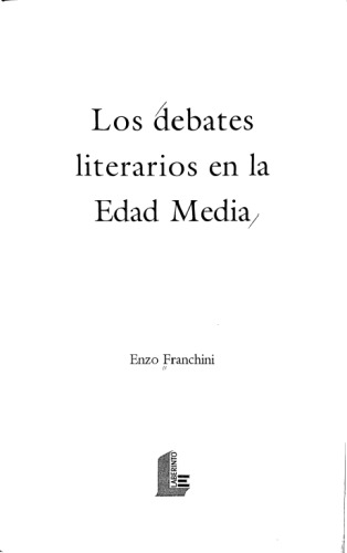Los debates literarios en la Edad Media