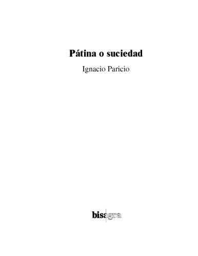 Pátina o suciedad