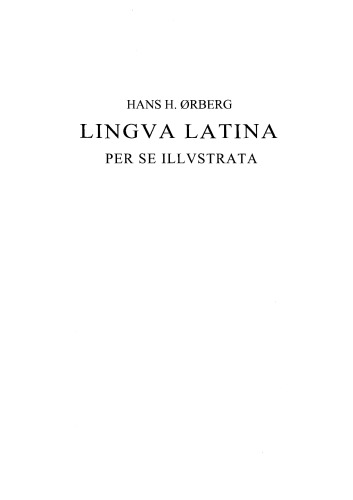 Lingua Latina per se illustrata: Morfología latina & vocabulario latín-español