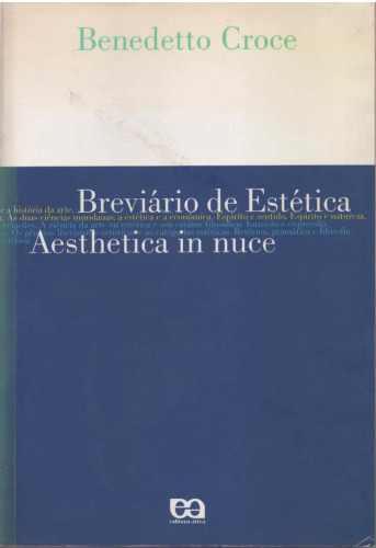 Breviário de Estética / Aesthetica in nuce