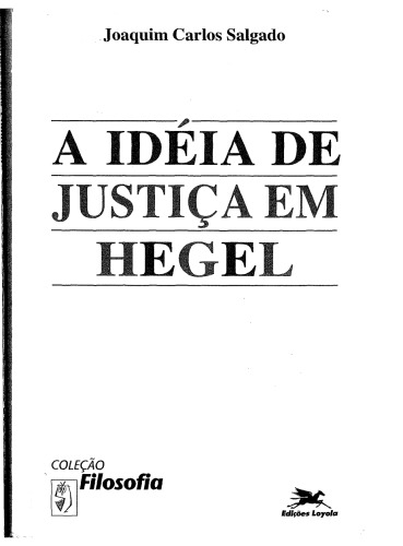 A ideia de justiça em Hegel