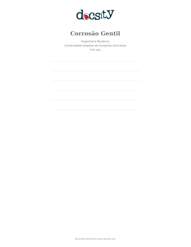 Corrosão (6a. Ed.).