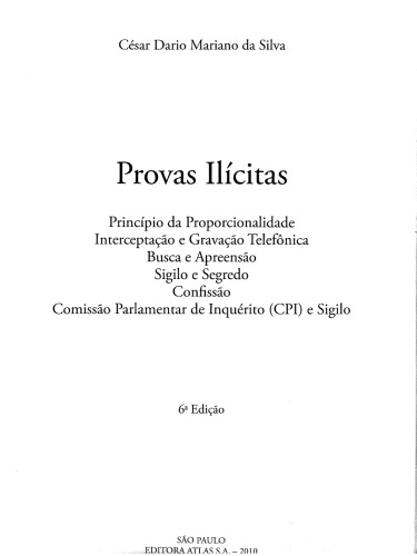 Provas Ilícitas