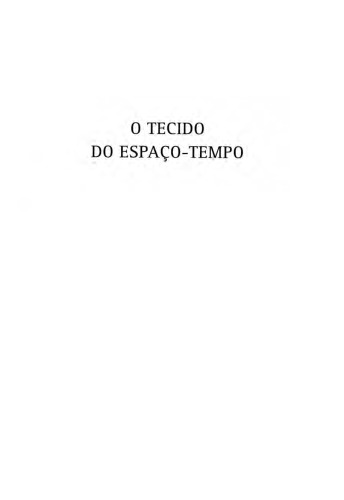 O Tecido Espaço-Tempo