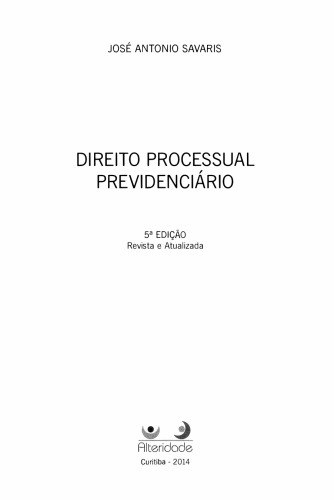 Direito Processual Previdenciario