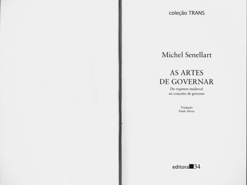As artes de governar: do "regimen" medieval ao conceito de governo