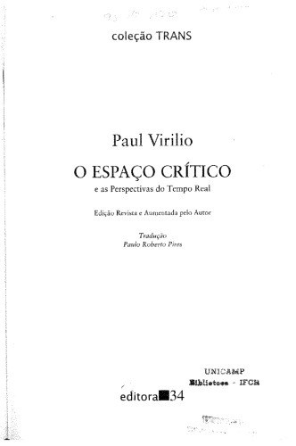 O espaço crítico e as perspectivas do tempo real