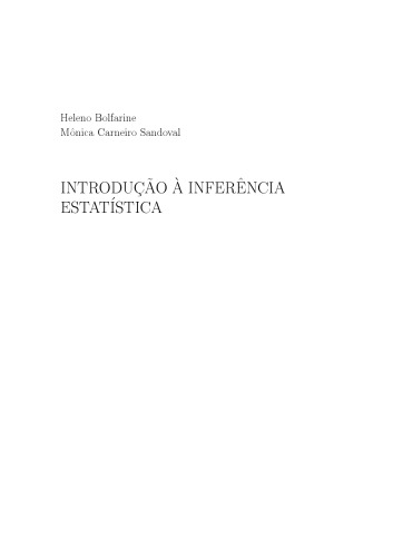 Introdução à Inferência Estatística