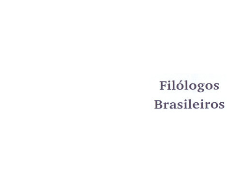 Filólogos Brasileiros