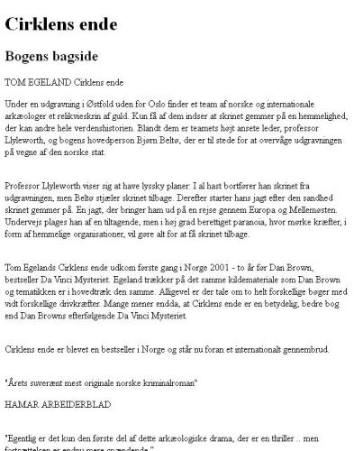 Cirklens ende