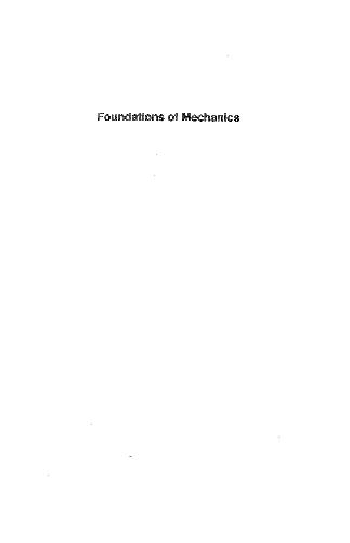 Foundations of Mechanics