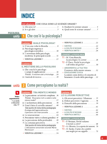 Essere umani. Psicologia.