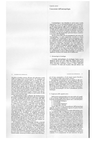 Storia del pensiero antropologico