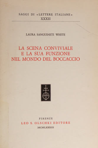 La scena conviviale e la sua funzione nel mondo del Boccaccio
