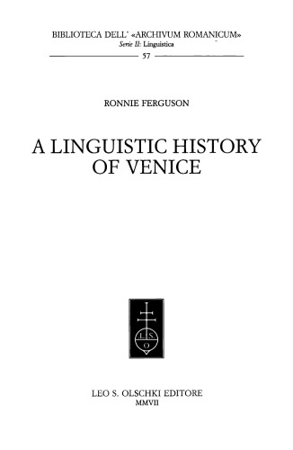 A Linguistic History of Venice