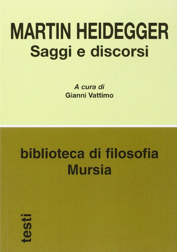 Saggi e discorsi