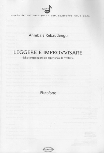 Leggere e improvvisare. Dalla comprensione del repertorio alla creatività