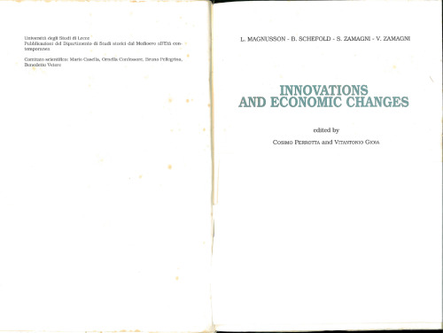 Innovations and economic changes