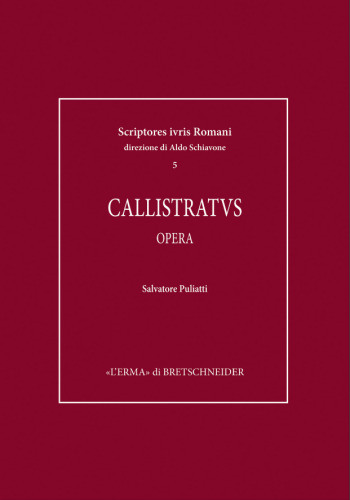 Callistratus. Opera