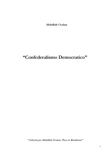 Confederalismo democratico