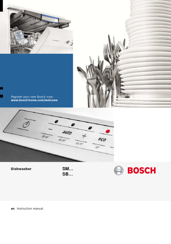 HDSD Máy rửa bát Bosch