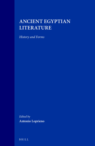 Ancient Egyptian Literature (Probleme Der Agyptologie, Bd 10)