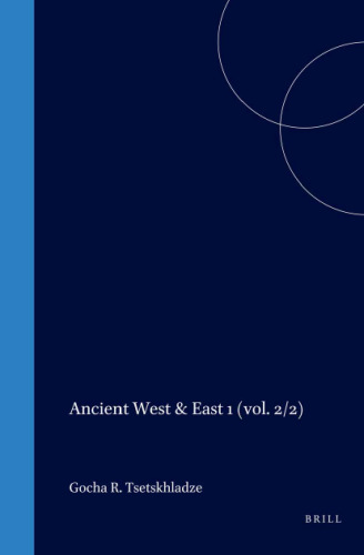 Ancient West & East. Volume 2, Number 1