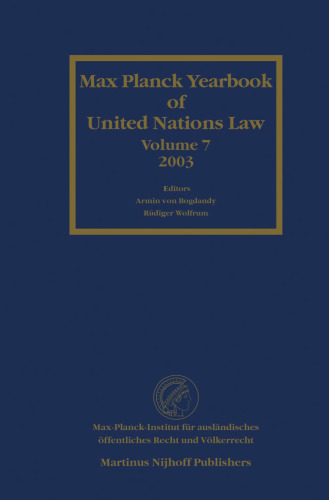 Max Planck Yearbook of United Nations Law 2003 (7)