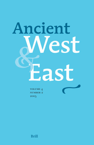 Ancient West & East: Volume 4, No. 2