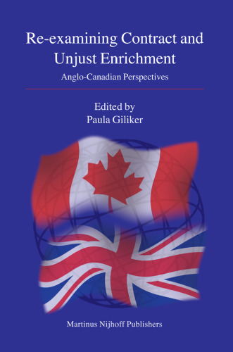 Re-examining Contract and Unjust Enrichment