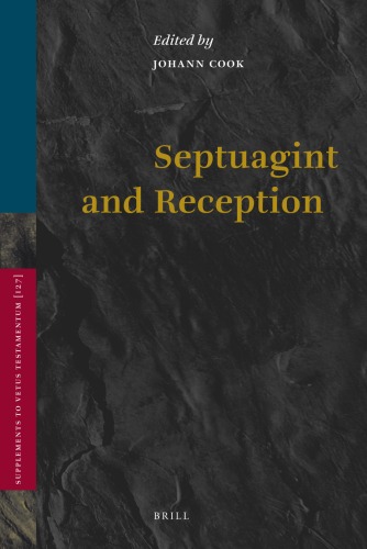 Septuagint and Reception (Supplements to Vetus Testamentum)